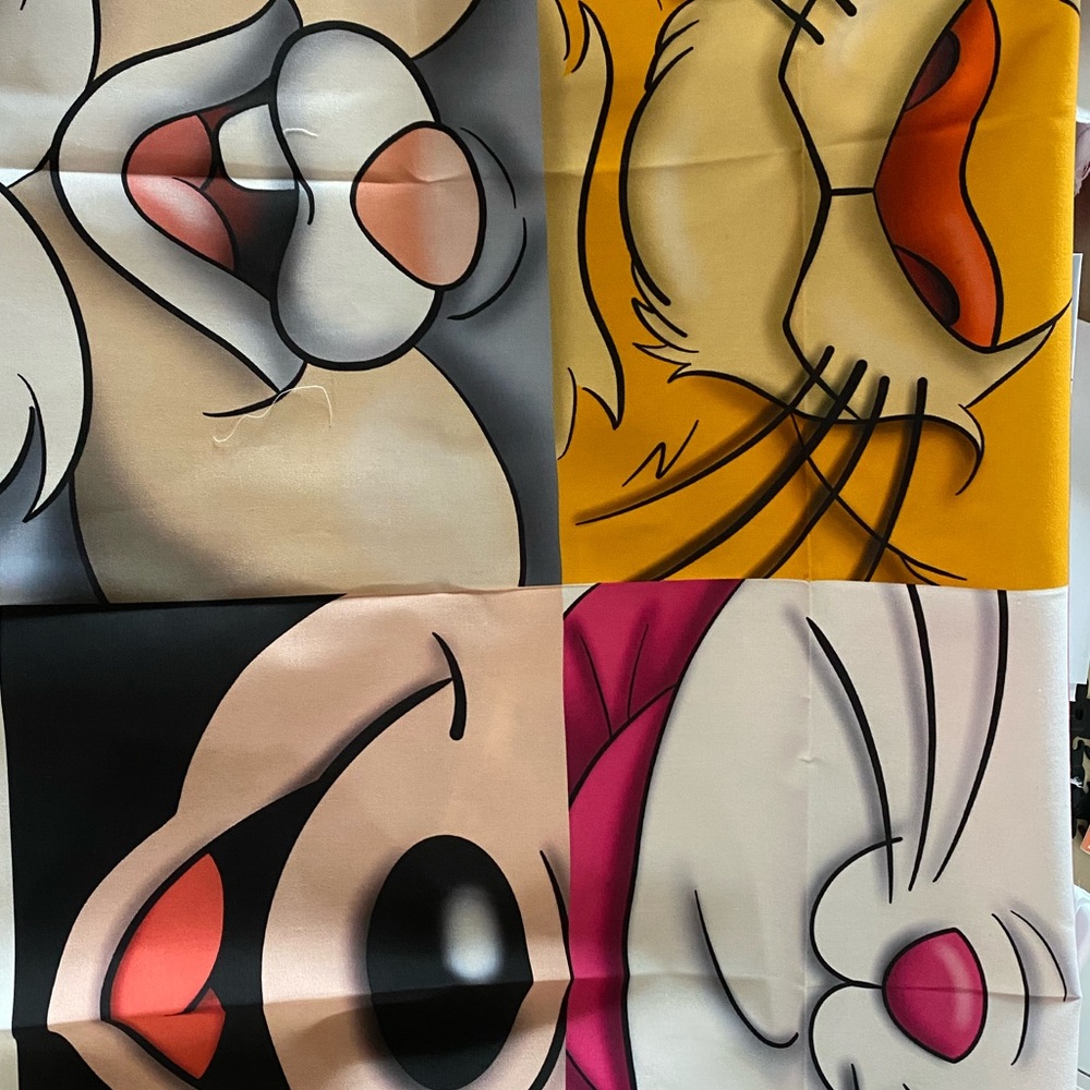 DIY character mouth mask Fabric